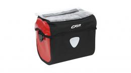 CFP Lenkertasche Oslo SCHWARZ ROT