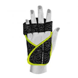 Chiba Lady Motivation Glove Trainingshandschuhe Schwarz/grau/neongelb - XS