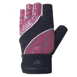 Chiba Lady Wristpro Trainingshandschuhe Dunkelgrau/rosa
