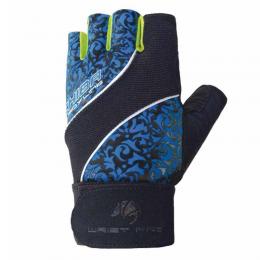 Chiba Lady Wristpro Trainingshandschuhe Schwarz/royal - L