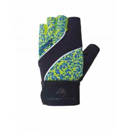 Chiba Lady Wristpro Trainingshandschuhe Turquoise/apfelgr?n - L