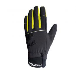 Chiba Rain Touch Fahrradhandschuhe Schwarz/Neon XS