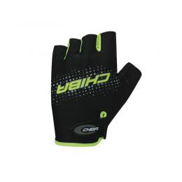 Chiba Ride Fahrradhandschuhe Schwarz/neon - XS