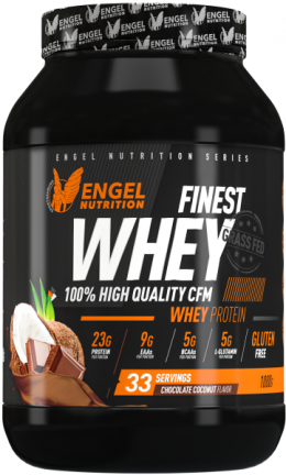 Chocolate Coconut - Engel Nutrition Finest Whey Protein 1000g Dose 