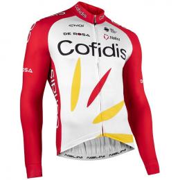 COFIDIS 2021 Langarmtrikot, für Herren, Größe 2XL, Radshirt, Radkleidung