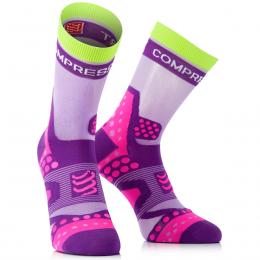 Compressport Pro-Racing-Socks Ultra Light Run High Purple.