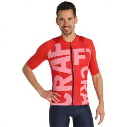 CRAFT ADV Endur Graphic Kurzarmtrikot, für Herren, Größe 2XL, Fahrradtrikot, Rad