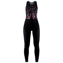 CRAFT Damen Adv Bike SubZ lange Trägerhose, Größe L, Radlerhose, Fahrradbekleidu
