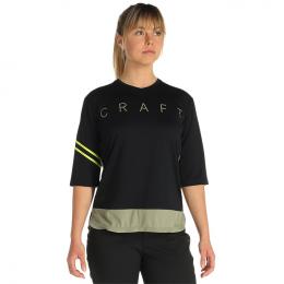 CRAFT Damen Offroad Bikeshirt, Größe M, Fahrradtrikot, Radbekleidung
