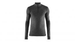 Craft Fuseknit Comfort Zip M BLACK MELANGE M