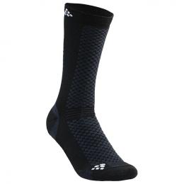 CRAFT Warm Mid 2er Pack Winterradsocken, für Herren, Größe M, Rennrad Socken, Ra