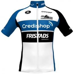 CREDISHOP-FRISTADS 2021 Kurzarmtrikot, für Herren, Größe L, Rennrad Trikot, Rads