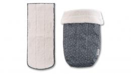 Croozer Babysitz Winter-Set Kaaos GRAPHITE BLUE/WHITE