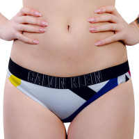 Damen Bikini Slip 608 Classic HR ST White