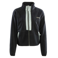 Damen Fleecejacke - Backbowl Remastred Fleece - Black / Silver