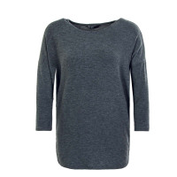 Damen Longsleeve - Glamour 3/4 - Dark Grey / Melange