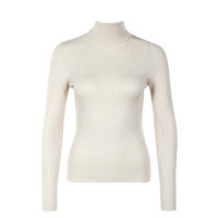 Damen Longsleeve - Karol Rollneck - Pumice Stone Melange