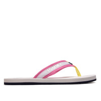 Damen Schlappe Slide Recycled Mesh Beach White