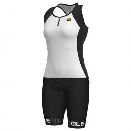 Damen-Set (Radtrikot + Radhose) ALÉ Color Block Damen-Set (2 Teile), Fahrradbekl