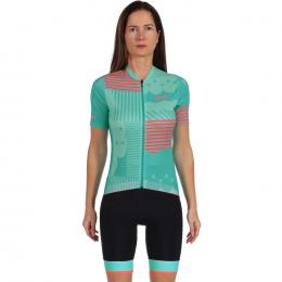 Damen-Set (Radtrikot + Radhose) SANTINI Giada Optic Damen-Set (2 Teile), Fahrrad