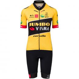 Damen Set (Radtrikot + Radhose) TEAM JUMBO-VISMA 2022 Set (2 Teile), für Herren,