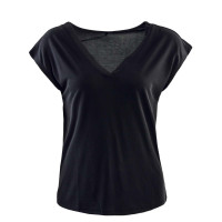 Damen T-Shirt - Free Life Mod. V Neck - Black Angebot kostenlos vergleichen bei topsport24.com.