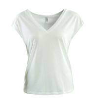 Damen T-Shirt - Free Life Mod. V Neck - Cloud Dancer Angebot kostenlos vergleichen bei topsport24.com.