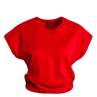 Damen T-Shirt - May Life Cropped - High Risk Red