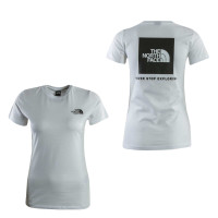 Damen T-Shirt - Redbox Slim - White