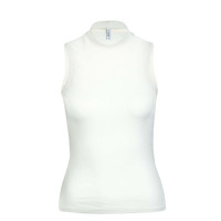Damen Top - Nessa Life Highneck Rib - Cloud / Dancer