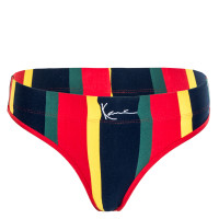 Damen Unterwäsche - String Brazilian Stripe - Red