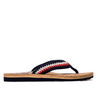 Damen Zehentrenner - Cork Footbed Beach Sandal - Desert Sky