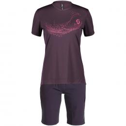 Damenset (Radtrikot + Radhose) SCOTT Trail Flow, Fahrradbekleidung