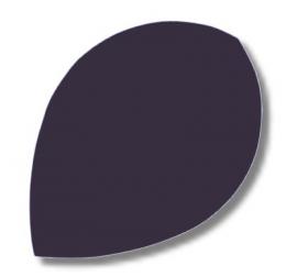 Dartfly Nylon Pear, schwarz