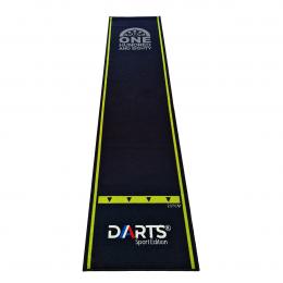 Dartteppich schwarz grün, Dart Teppich ONE HUNDRED AND EIGHTY 280x66cm Nylon
