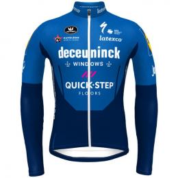 DECEUNINCK QUICK-STEP 2021 Langarmtrikot, für Herren, Größe S, Radtrikot, Fahrra