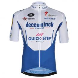 DECEUNINCK QUICK-STEP Aero 2020 Kurzarmtrikot, für Herren, Größe L, Rennrad Trik