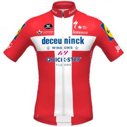 DECEUNINCK QUICK-STEP Dänischer Meister 2021, für Herren, Größe M, Fahrradtrikot