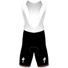DECEUNINCK QUICK-STEP Weltmeister 2021 kurze Trägerhose, für Herren, Größe L, Fa