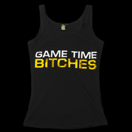 Dedicated Nutrition Women Stringer 'Game Time Bitches' - Yellow Black