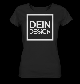 DeinDesign Damen T-Shirt - Personalisierter Druck L (Large) / Schwarz
