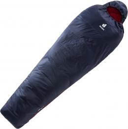 Deuter Dreamlite Schlafsack Kunstfaser (3524 navy/cranberry, 01 links)