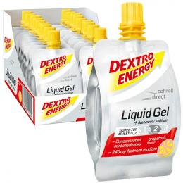 DEXTRO ENERGY Liquid Gel Grapefruit+Natrium 18 Stck./K., Energie Gel, Sportlerna