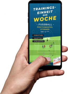 Aktuelles Angebot für Download (KW 12) - Positionsspiel Stürmer (Fußball) aus dem Bereich Sportartikel > Athletik > Fußball, Fussball > Trainingsübungen > Downloads > Trainingseinheit der Woche - jetzt kaufen.