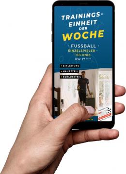 Aktuelles Angebot für Download (KW 17) - Einzelspieler Technik (Fußball) aus dem Bereich Sportartikel > Athletik > Fußball, Fussball > Trainingsübungen > Downloads > Trainingseinheit der Woche - jetzt kaufen.