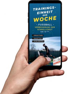 Aktuelles Angebot für Download (KW 19) - Verbesserung der Schnelligkeit (Fußball) aus dem Bereich Sportartikel > Athletik > Fußball, Fussball > Trainingsübungen > Downloads > Trainingseinheit der Woche - jetzt kaufen.