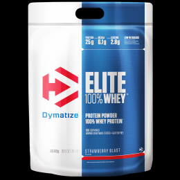 Dymatize Elite 100% Whey Strawberry Blast 1 Beutel (1 x 4540g) Angebot kostenlos vergleichen bei topsport24.com.