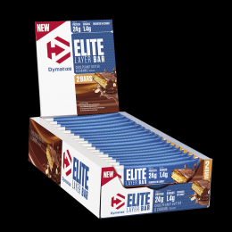 Dymatize Elite Layer Bar Chocolate Peanut Butter Caramel 1 Box (18 x 60g)