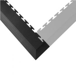 Ecotile Rand-/Eckstück für Sportboden, Eckstück, 10 mm, Dunkelgrau