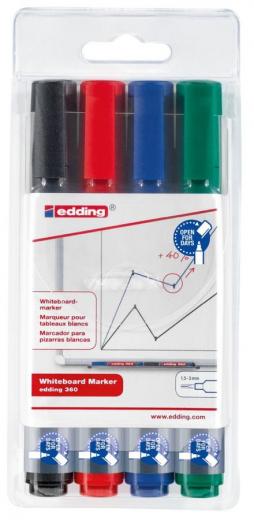 Edding 360 Boardmarker 4er Set - farbig sortiert